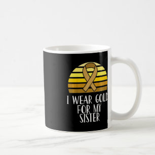 Kinder, die ich Gold für meine Schwester im Kindes Kaffeetasse