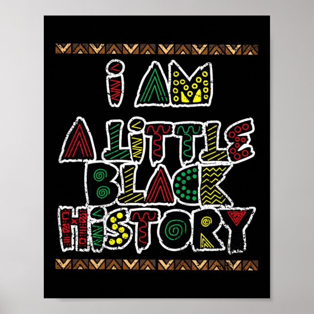 Kinder, die ich klein schwarze Geschichte Monat Fa Poster (Vorne)