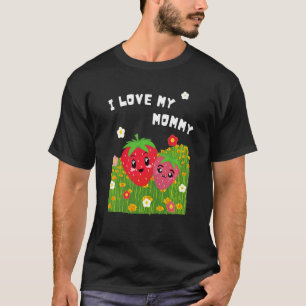 Kinder, die ich Liebe Mama Frucht Mama Babywiese v T-Shirt