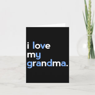 Kinder, die ich Liebe mein Oma Shirt für Jungen Gr Karte