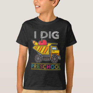 Kinder, die ich mag, Vorschul-LKW-Schule Lehrer Sc T-Shirt