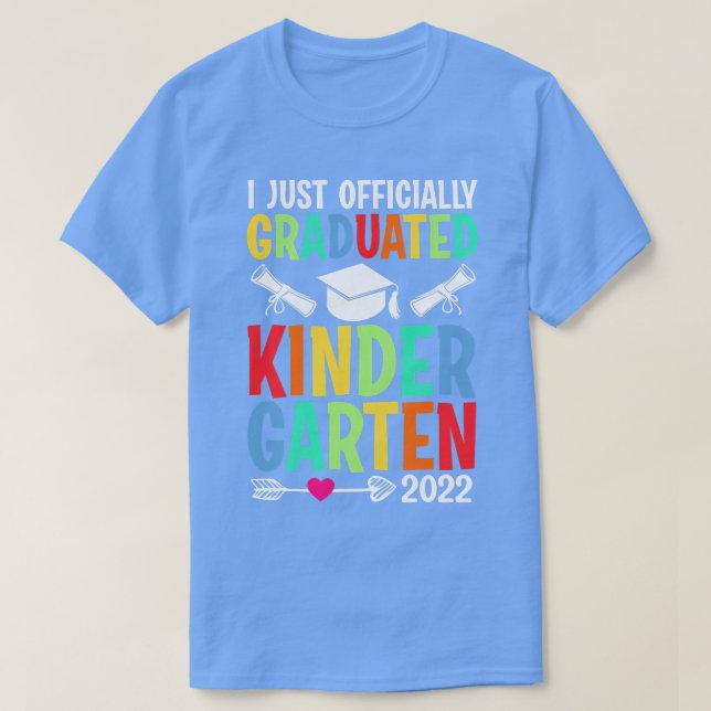 Kinder, die ich offiziell in den Kindergarten aufg T-Shirt (Design vorne)