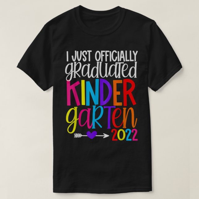 Kinder, die ich offiziell in den Kindergarten aufg T-Shirt (Design vorne)