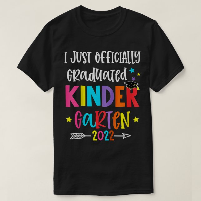 Kinder, die ich offiziell in den Kindergarten aufg T-Shirt (Design vorne)