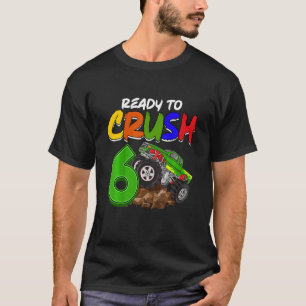 Kinder, die ich reif bin 6 Monster Truck Rex Birth T-Shirt