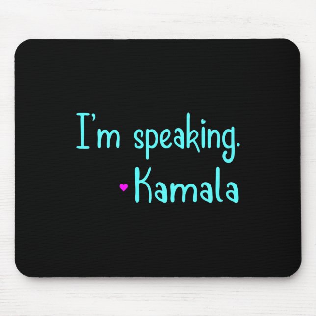 Kinder, die ich spreche Kamala Harris Inspiration  Mousepad (Vorne)