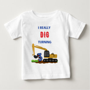 Kinder, die ich wirklich mag, werden 3 Bagger  Baby T-shirt