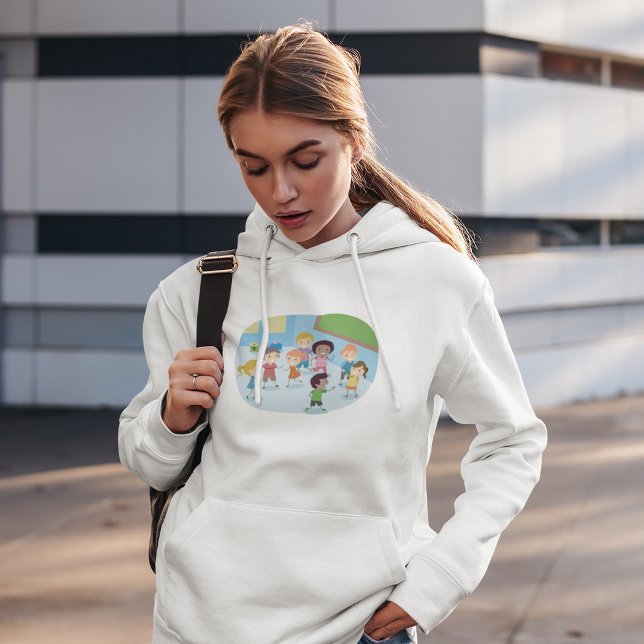 Kinder, die im Klassenzimmer spielen Hoodie (Von Creator hochgeladen)