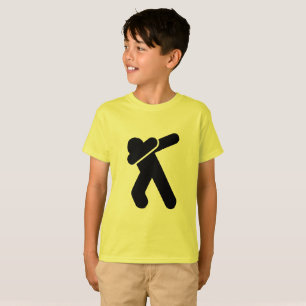 Kinder, die Klecks-T - Shirt betupfen