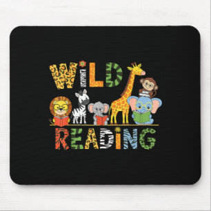 Kinder, die lesen, Liebhaber, wild lesen Bücher un Mousepad