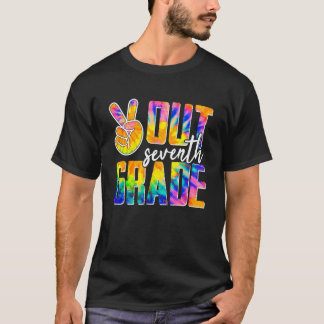 Kinder, die letzten Tag des Scho-Abschlusses der 7 T-Shirt