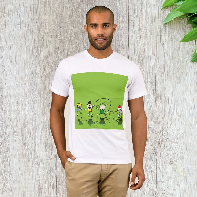 Kinder, die Mens-T - Shirt spielen (Von Creator hochgeladen)