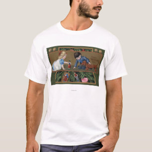 Kinder, die mit Spielwaren spielen T-Shirt