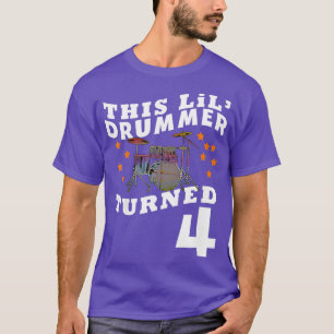 Kinder, die seinen Lil Drummer 4 4 Jahre alt Kinde T-Shirt