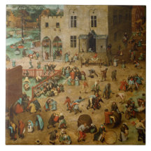 Kinder, die Spiele spielen (Pieter Bruegel der Ält
