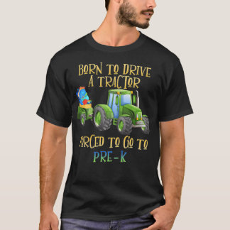 Kinder, die Traktor fahren sollen, müssen in den K T-Shirt