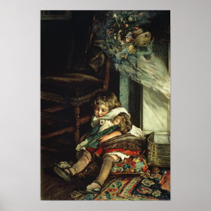 Kinder, die von Spielzeug träumen Poster