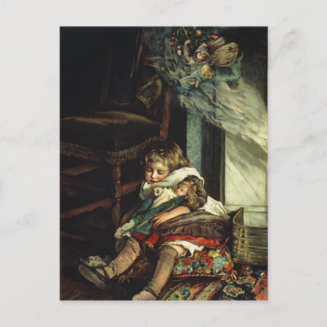 Kinder, die von Spielzeug träumen Postkarte (Vorderseite)