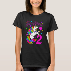 Kinder Diese GeburtstagsPrinzessin ist 2. Party Mä T-Shirt