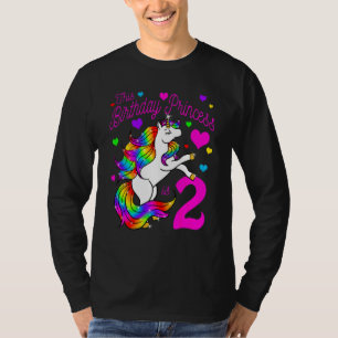Kinder Diese GeburtstagsPrinzessin ist 2. Party Mä T-Shirt