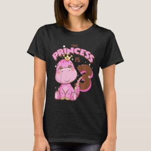 Kinder Diese Prinzessin ist 3 Mädchen 3. Geburtsta T-Shirt