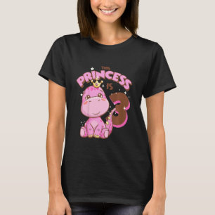 Kinder Diese Prinzessin ist 3 Mädchen 3. Geburtsta T-Shirt