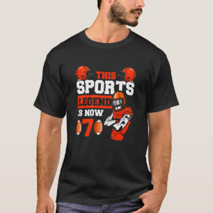 Kinder diese sportliche Legende ist jetzt 7 Rugby T-Shirt