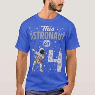 Kinder Dieser Astronaut ist 4 Dabbing Astronaut 4. T-Shirt