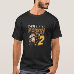Kinder dieser kleine Affe ist 2 Affen Ape Animale  T-Shirt