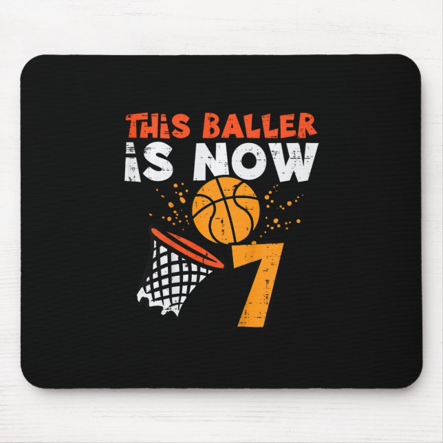 Kinder Dieser Ller Ist Jetzt 7 Sketll 7. Geburtsta Mousepad (Vorne)