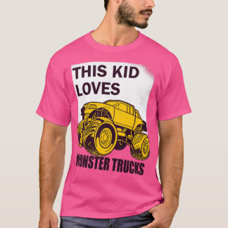 Kinder dieses Kids Lieben, die LKWs und Mädchen be T-Shirt