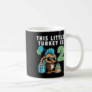 Kinder Dieses kleine Türkei ist 2 Erntedank Tag Kaffeetasse