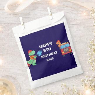 Kinder Dino Feuerwehrmann Geburtstag f Geschenktütchen
