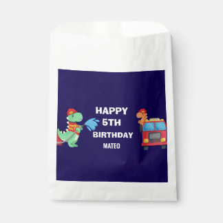 Kinder Dino Feuerwehrmann Geburtstag f Geschenktütchen