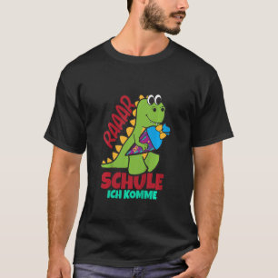 Kinder Dino Schule Dinosaur Schule Cine I Come T-Shirt