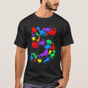 Kinder Dinosaurier 5. Geburtstag 5. 5. Jahr alt B T-Shirt