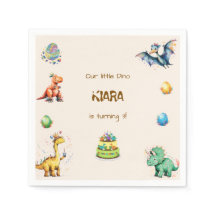 Kinder Dinosaurier Geburtstagsfeier Serviette