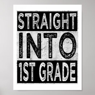 Kinder direkt in den 1. Klasse OK bis zur Schule e Poster