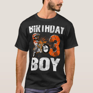 Kinder Dirt Bike Rider 3 Jahre alter Motocross 3. T-Shirt