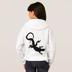 Kinder-Echsen-Kunstjacke mit Kapuze Reptilien Hood Hoodie