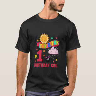 Kinder ein bitsy 1 Niedliche Geburtstag Mädchen Er T-Shirt
