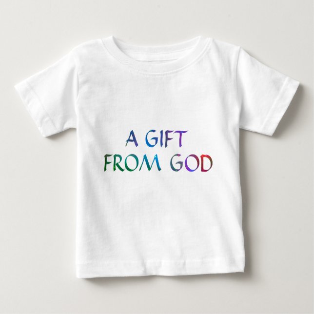 Kinder ein Geschenk Gottes Shirts (Vorderseite)