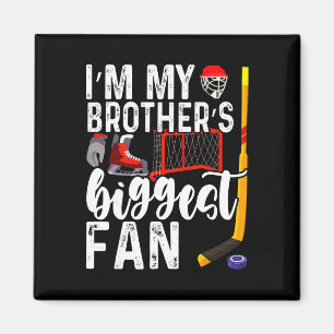 Kinder Eishockey große Brüder größter Fan für Klei Magnet