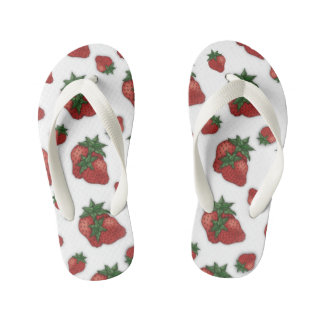 Kinder Erdbeere Flip Flops
