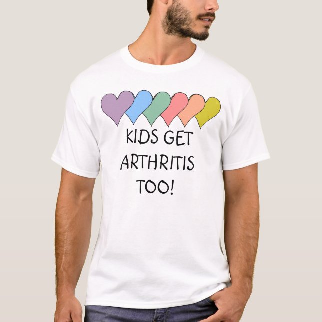 KINDER ERHALTEN ARTHRITIS AUCH! - KinderShirt T-Shirt (Vorderseite)
