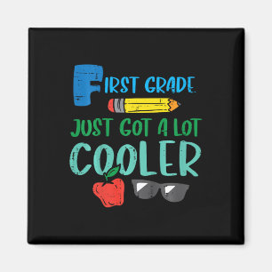 Kinder Erste Klasse nur Cooler 1. Tag der ersten Magnet