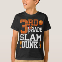 Kinder erster Schultag Slam Dunk Baske