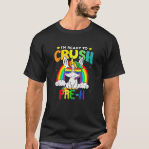 Kinder Erster Tag des vor dem K eingeschlossenen R T-Shirt
