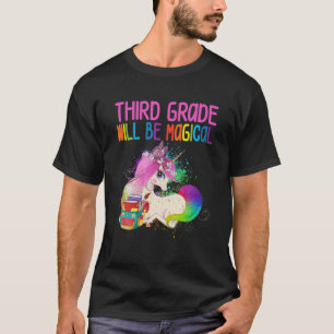 Kinder erster Tag Magisches Einhorn der dritten Kl T-Shirt