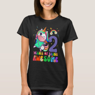 Kinder Es ist mein 2. Geburtstag Einhorn Geburtsta T-Shirt